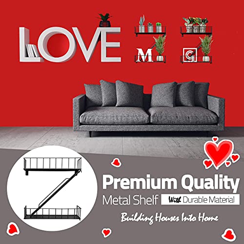 Beyond Basic Fire Escape Shelf - Versatile New York Inspired Hanging Wall Shelves Make A Great Action Figure Shelf Or Planter Shelf - Prepare To Receive Compliments For This Modern Floating Wall Shelf #TOP4