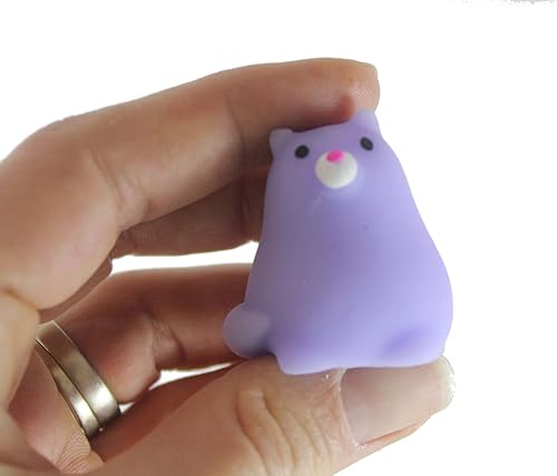 Miniatura 3 de Curious Minds Busy Bags Juego de 12 animales blandos de gato Mochi  Kawaii  Juguetes envueltos individualmente en caja  Sensorial, estrés, juguete