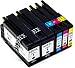 Produktbild hyggetech 5 XL Druckerpatronen als Ersatz für HP-950XL HP-951XL HP 950 XL HP 951 XL Tintenpatronen kompatibel mit HP OfficeJet Pro 251 276 8100 8600 8610 8615 8616 8620 8625 8630 8640 8660