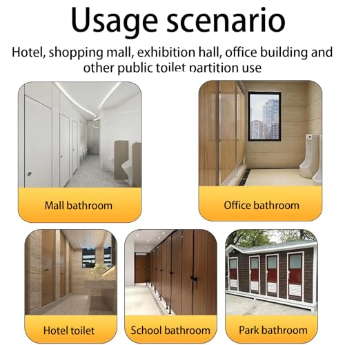 2 Sätze Wc Türschloss Drehriegel Türgriff Aus Edelstahl Edelstahl Wc Türschlösser Türbeschlag Türklinke Paar Mit Wc Verriegelung Toilette Türbeschlag Für Innentüren In Toilette Und Badezimmer