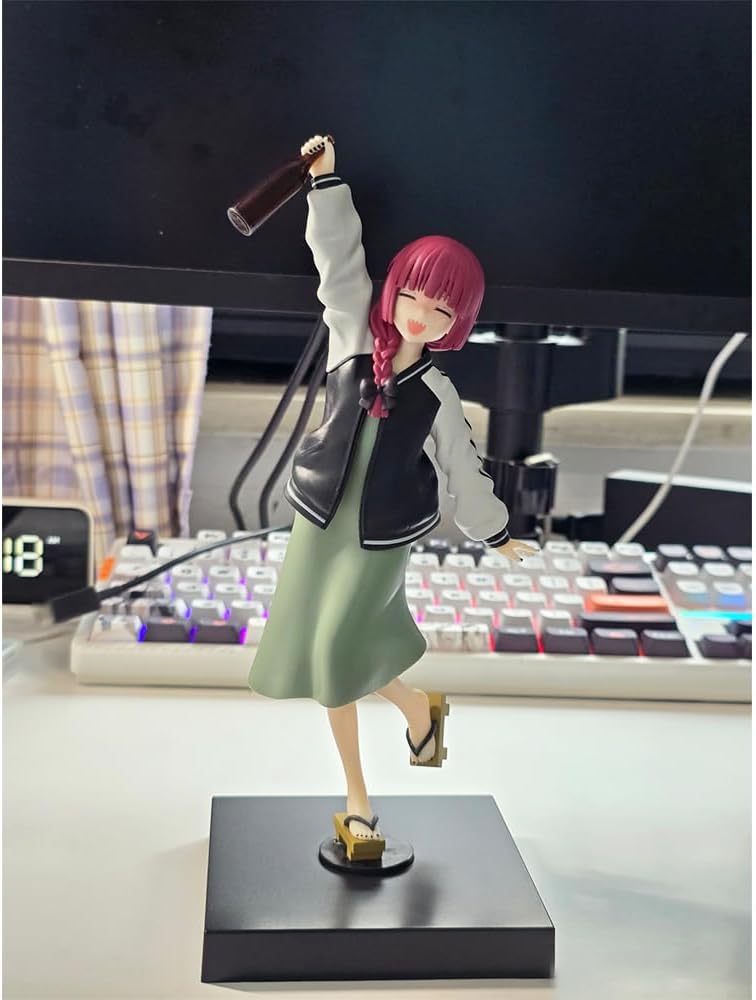 Hiroi Kikuri Action Figure Drunkenness Version Anime Girl Figures 19cm Standing Pose Cute Figurine Hiroi Kikuri Statue Desktop Decoration Collections