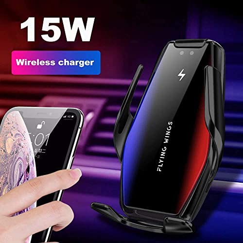Wireless Car Charger Mount, Infrared Sensor Automatic Clamping Mount 15W Fast Wireless Car Phone Holder For Apple Iphone 13/14/12/X/Xr/Xs, Sensor Air Vent Cell Phone Car Mount For Samsung Galaxy/Note #TOP1