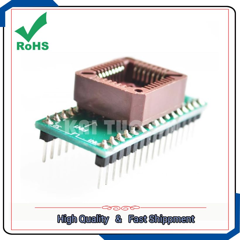 Wiring Connecting Terminals - 5pcs PLCC52 52 Pin SMD Socket Adapter PLCC Converter