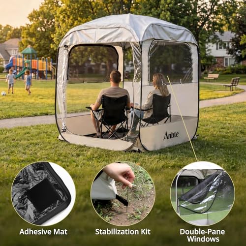 Carpa deportiva Pop Up para 2-4 personas transparente miniatura 6