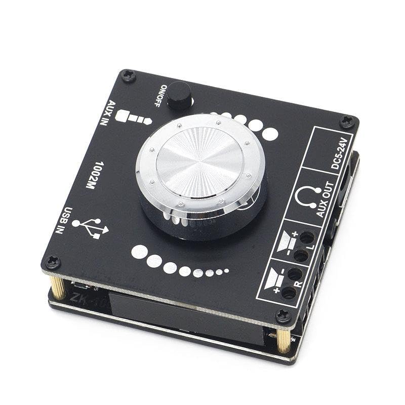1002M 100W+100W Bluetooth 5.0 Power Audio Board Stereo AMP Amplificador Home Theater AUX USB