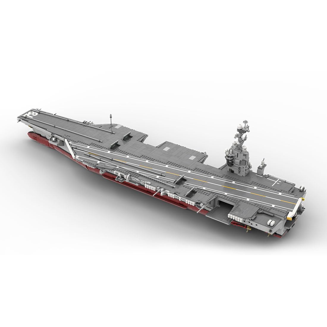 Amazon.co.jp: BrickCraftWorks 大型軍用空母ブロックセット 大人用