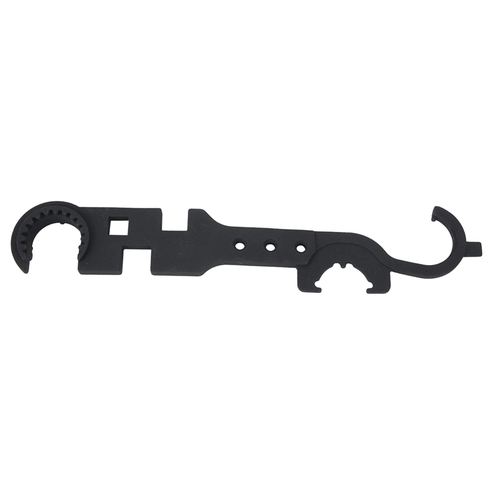YWBL-WH Chiave Inglese Multifunzione per /M4/M16, Acciaio, Nero, 31,2 cm, Strumento Riparazione Portatile per Uso Esterno