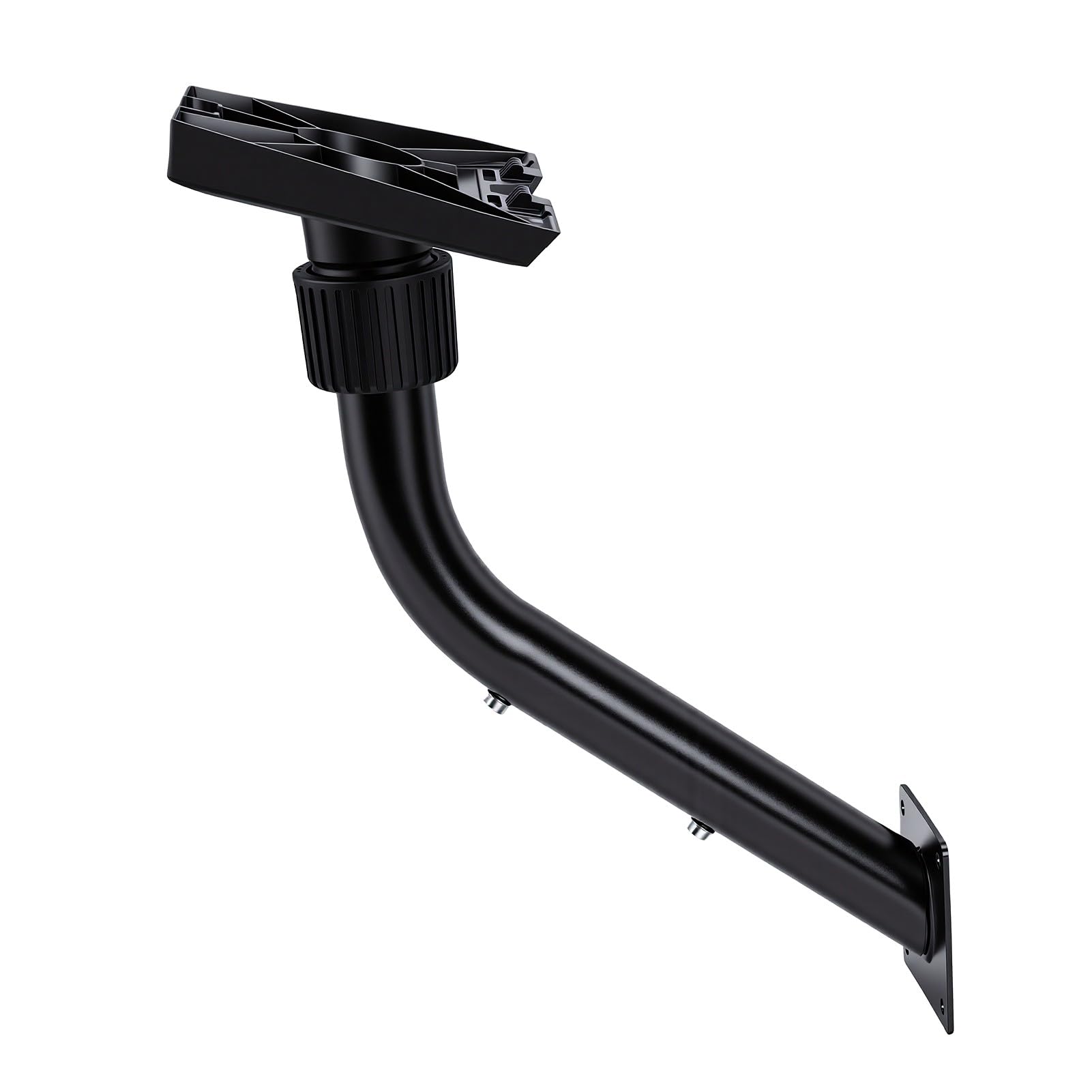 Kit di Montaggio per Antenna Satellitare, Supporto Telescopico | Palo Regolabile 29-47 Cm, Fori Quadrati 67 Mm, per Parete/tetto, Lega Resistente