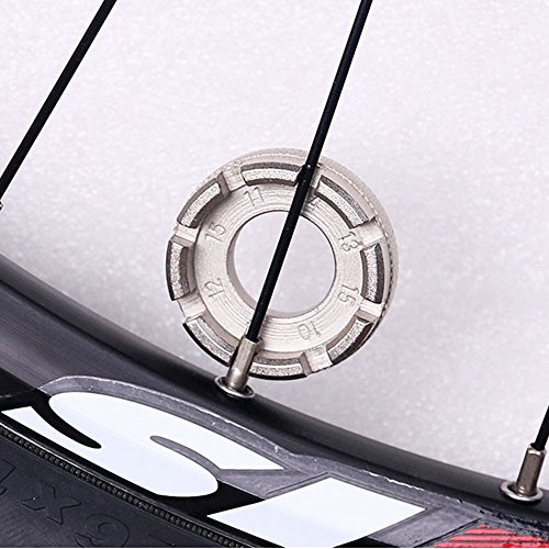 TRIXES Bike Bicycle 6 Way Spoke Nipple Key Spanner Wrench