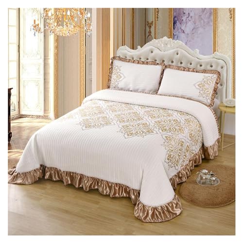 Colcha Jacquard King de algodón transpirable para evitar el calor nocturno 2