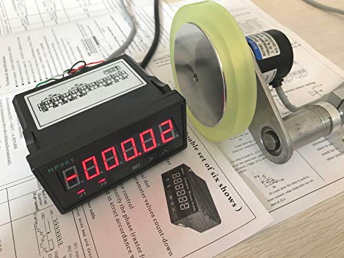 0.01yd Resolution Photoelectric Length Meter Kits Grating Counter 12'' Wheel