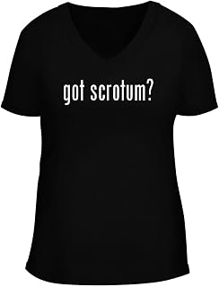 BH Cool Designs got scrotum? - Women's Soft & Comfortable Deep V-Neck T-Shirt