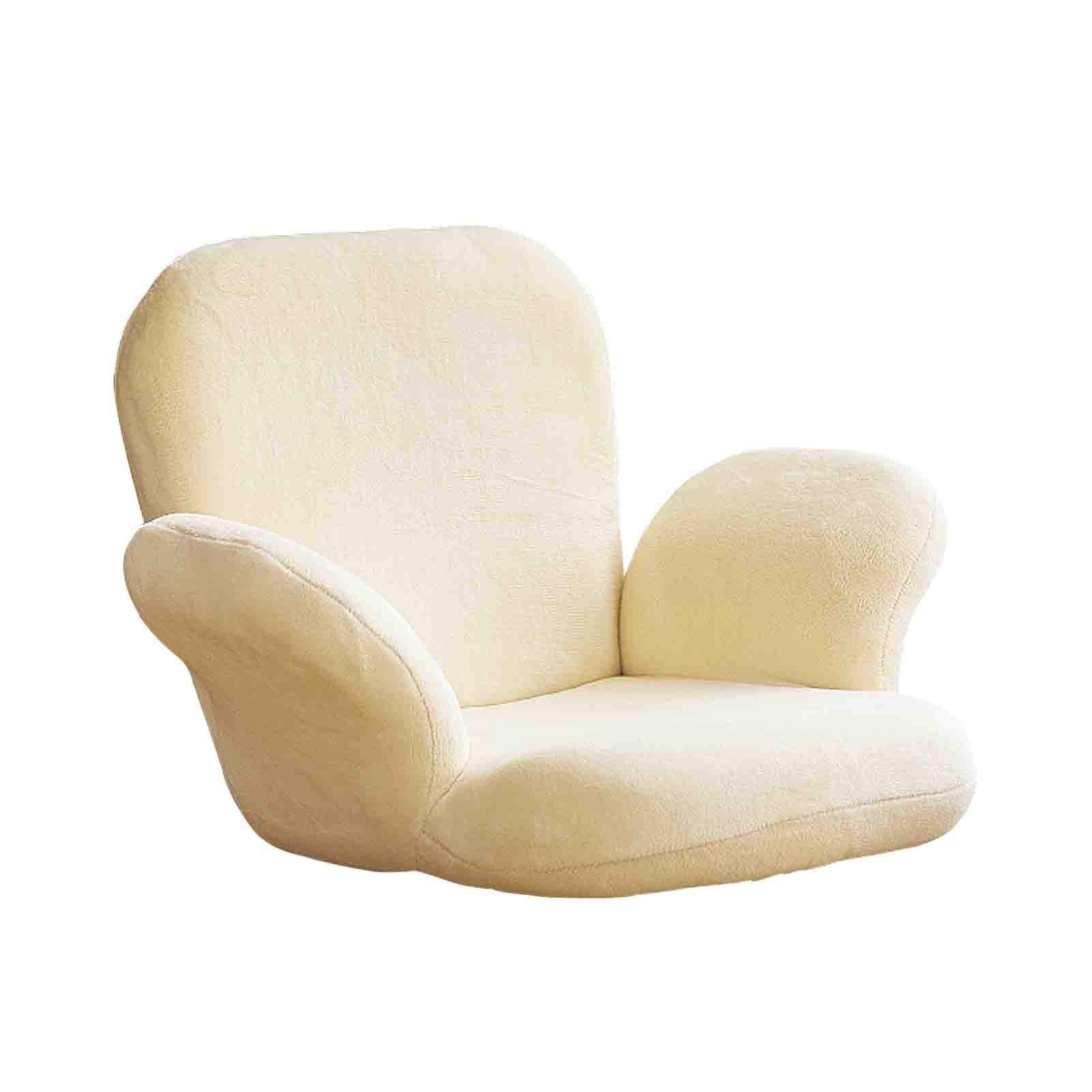 Chaise de jeu au sol avec coussin de dossier rembourré WUTONG pour salon
