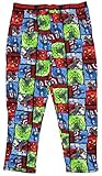 Marvel Avengers Thor Hulk Iron Man Black Graphic Sleep Lounge Pants (MEDIUM)