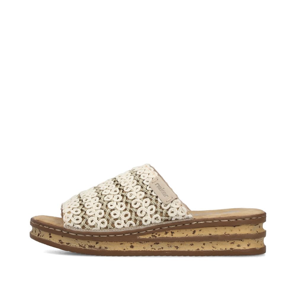 Rieker Damen Keilsandalen 629X8, Frauen Sandalen