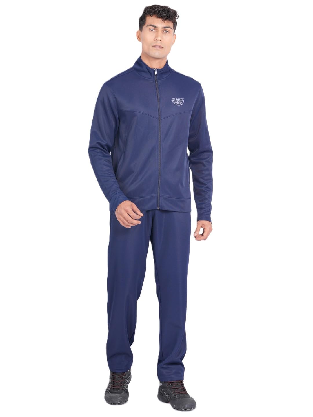 wildcraft Men’s High Density Track Suit | Zipper Jacket & Drawcord Pants | 2 Pockets, 31607, Navy Blue, M-picture-31