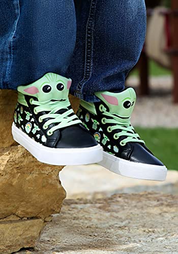 Kid's The Mandalorian The Child Sneakers Grogu High-Top Shoe2