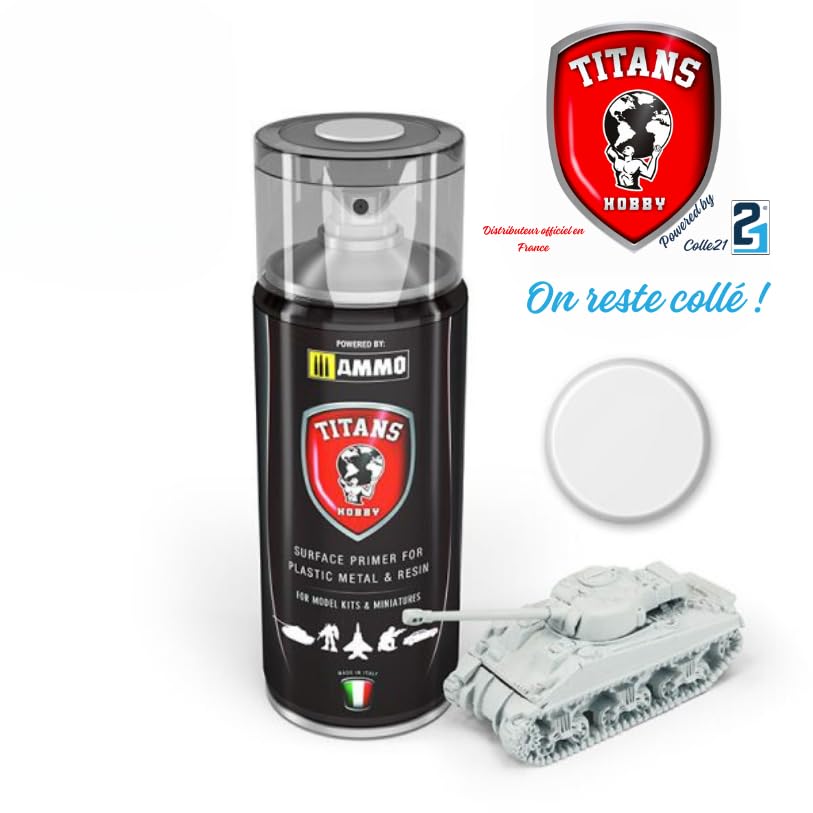 Titans Hobby spray by Colle.21: Titans hobby color Transparent Matt Varnish Référence, Titans Hobby TTH110