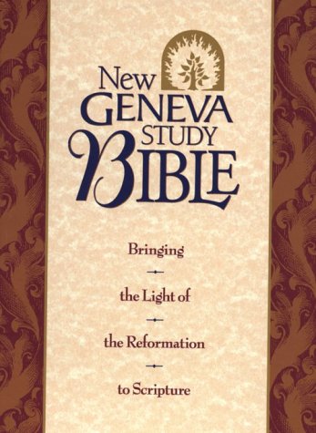 Holy Bible New Geneva Study/New King James Version//Black Bonded Leather (Style No 2995/Black)