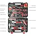 Tool Set, 43 Piece Home Tool Kit for Home with 3.6V Cordless Rechargeable Screwdriver,Basic Household Tool Kit Set for Apartment, College Dorm & DIY Projects