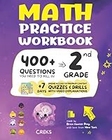 Every Day Math Practice Workbook: 400+ Questions You Need to Kill in 2nd Grade + 7 Days Online Access to Premium Content | Quizzes & Drills with Video Explanations 1951048296 Book Cover