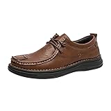 Men's Versatile Rubber Shoes Dress Oxford Low-top...