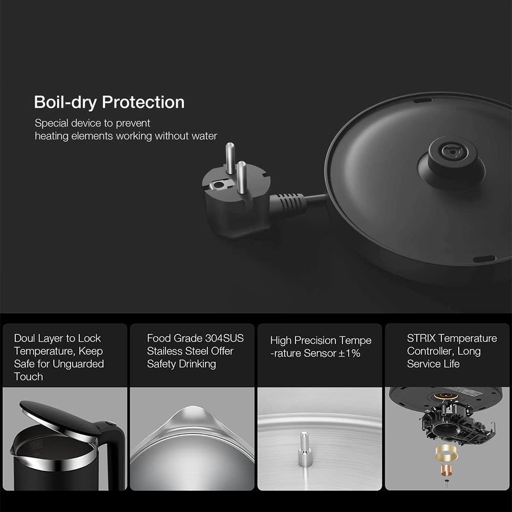 Constant Temperature Electric Kettle Display Smart 5min Boiling Thermal Water Kettle hopeful Octopus feet
