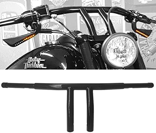 8'" Rise T-Bars Handlebar Drag fits for Harley-Davidson FLST, FXST, Sportster XL, DYNA, LOWRIDER, 48 Sportster