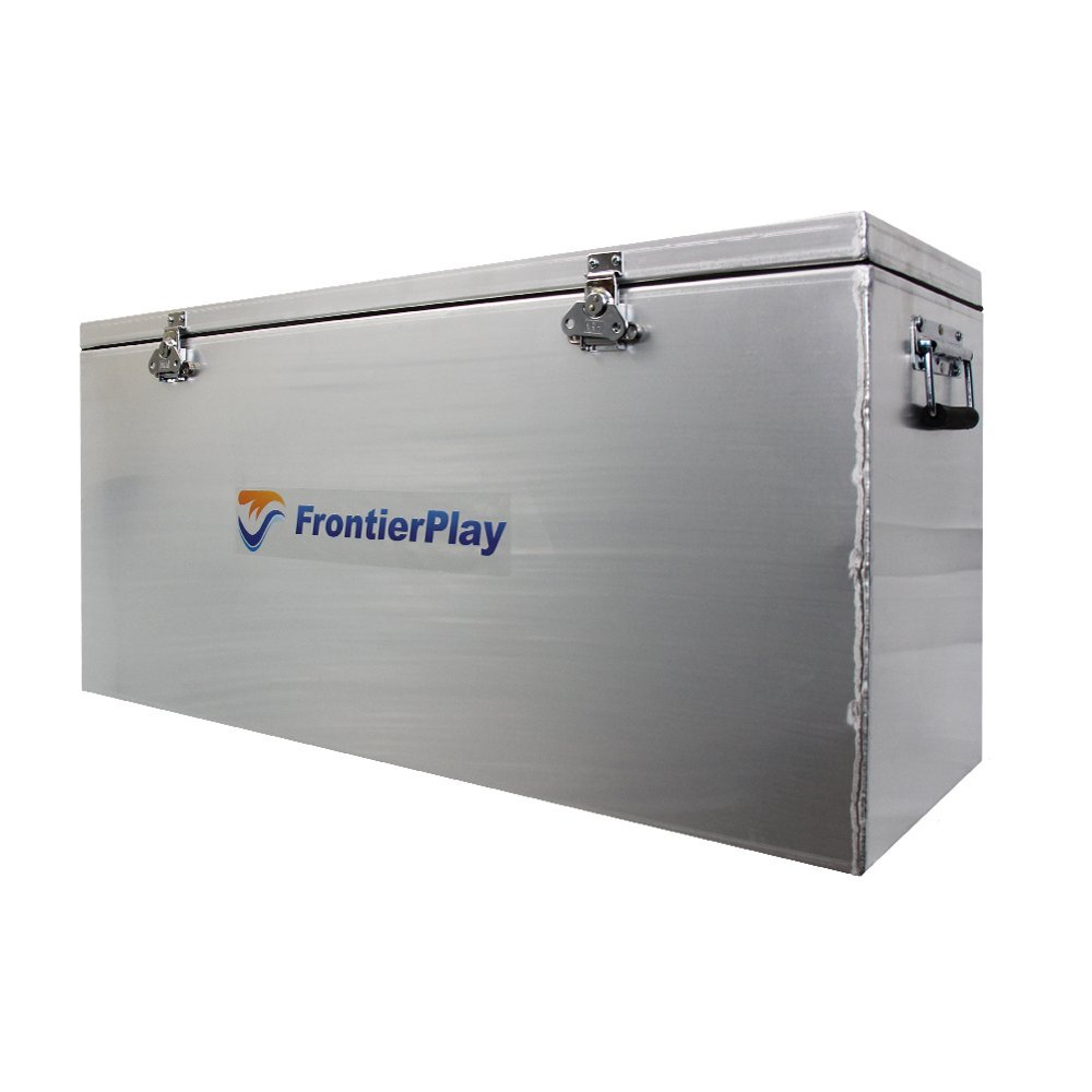 Aluminum Waterproof Utility Storage Dry Adventure Box Container with a Double Seal