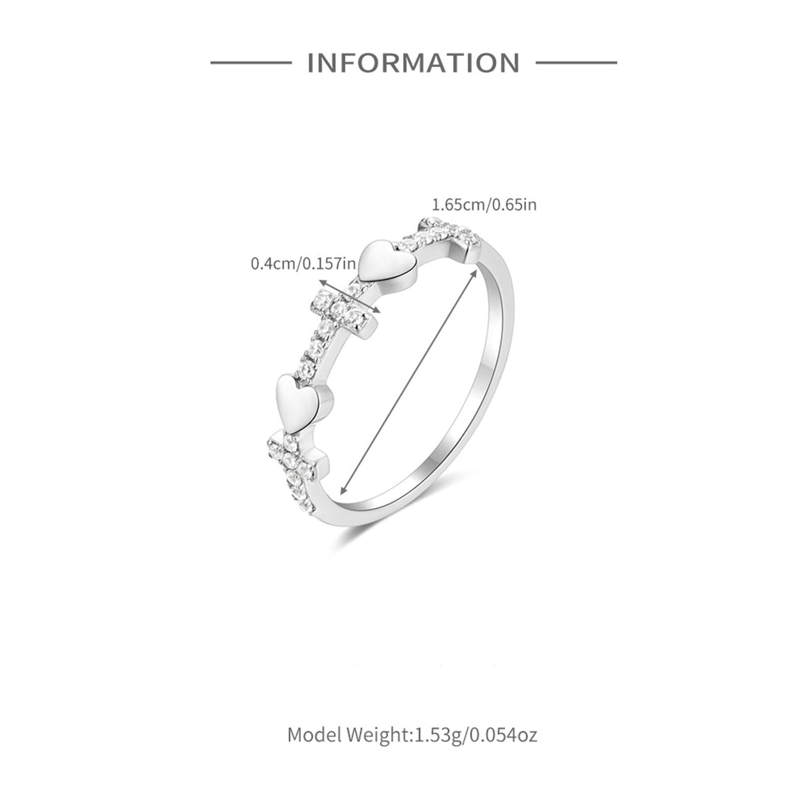Moissanite pierścionek z żółtego złota 9K/14 K dla przyjaciółki, biały pierścionek damski z sercem
