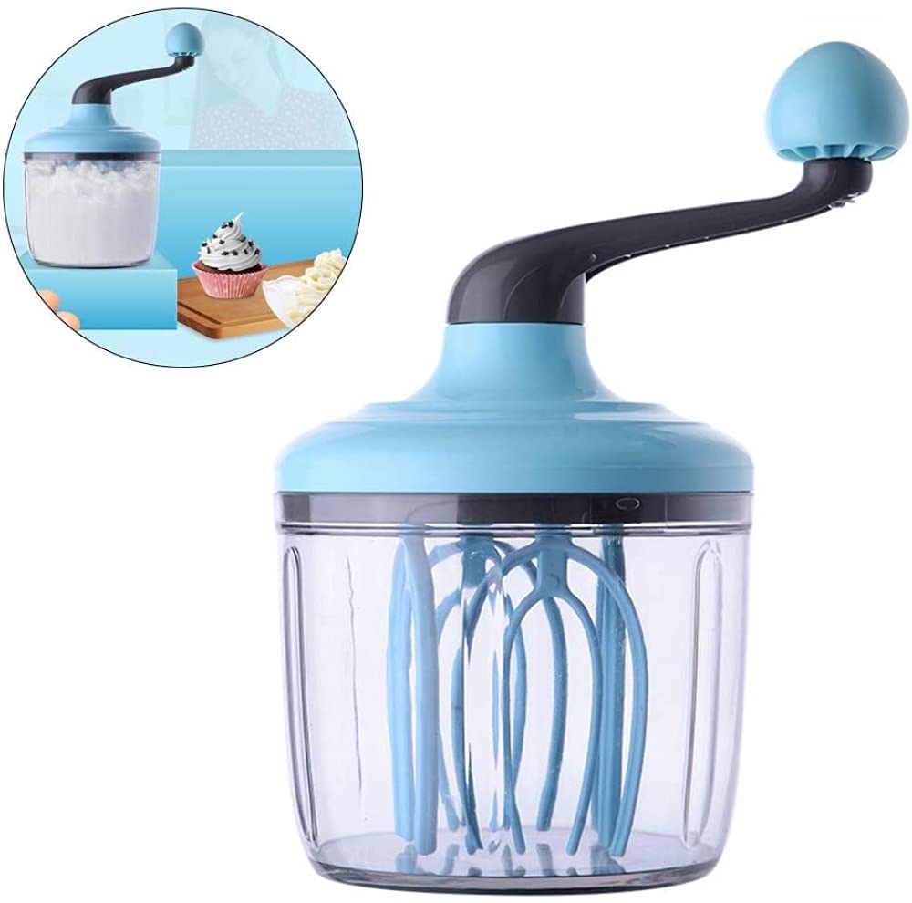 Batidora Batidora Manual, Batidora Manual De Crema De Huevos, Máquina De Hacer Espuma Manual, Batidora Multifuncional Batidora De Huevos Práctica Herramienta De Cocina