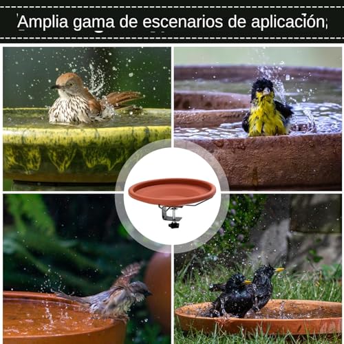 Bebederos para Colibríes para Aves de Barandilla de Terraza 5