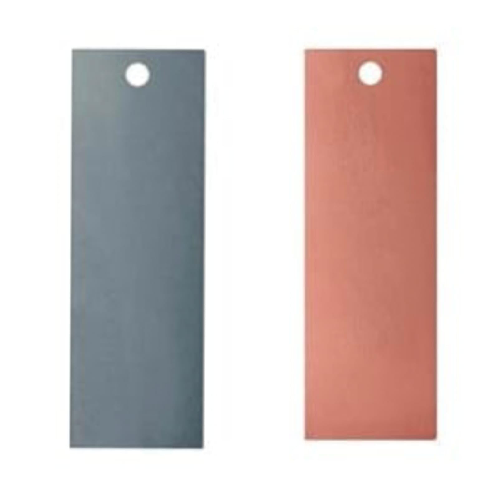 VITSZEE 99.9% Pure Copper CU and Zinc (Zn) Metal Sheet Plate (150mm x 50mm x 1mm) For Multipurpose Use school college DIY project experiment kit