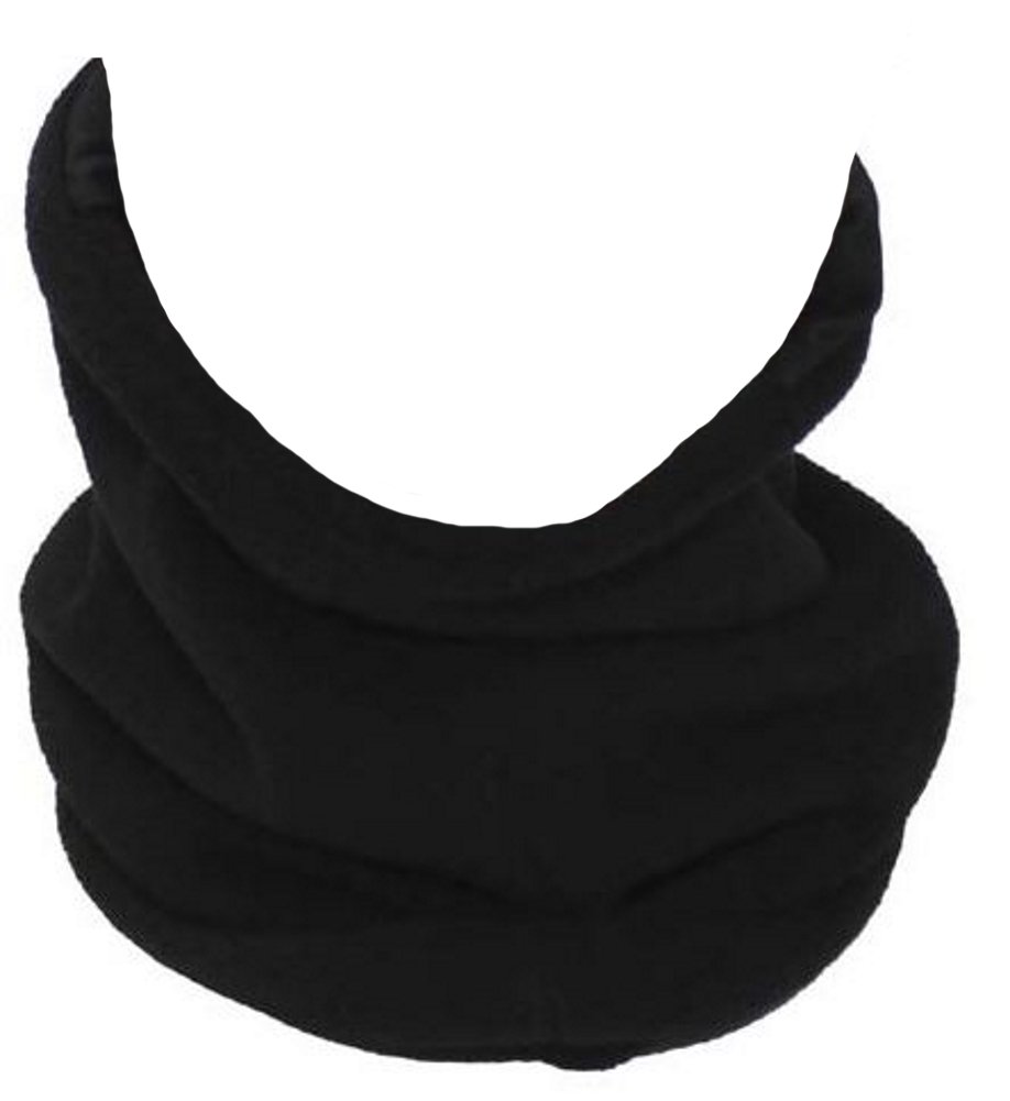 MFH Scarf Fleece with Head Section Black