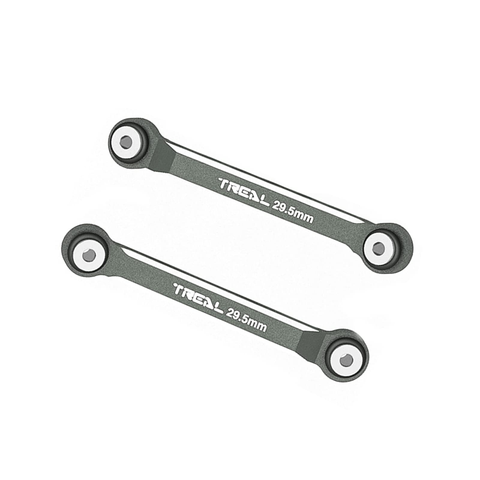 TREAL SCX24 Upper 2 Links ?4 Links Conversion? 29.5mm Alu#7075 for Axial SCX24 Deadbolt Betty 1/24 Scale Trucks (Gray)