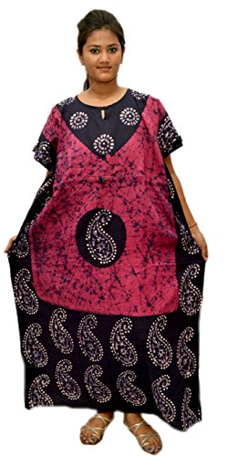 Cotton Kaftan Dress Maxi Long Tunic Batik One Size2
