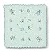 GB Women's 100% Cotton Handkerchiefs Assorted with Wavy Edge and Print Floral 12 Pieces