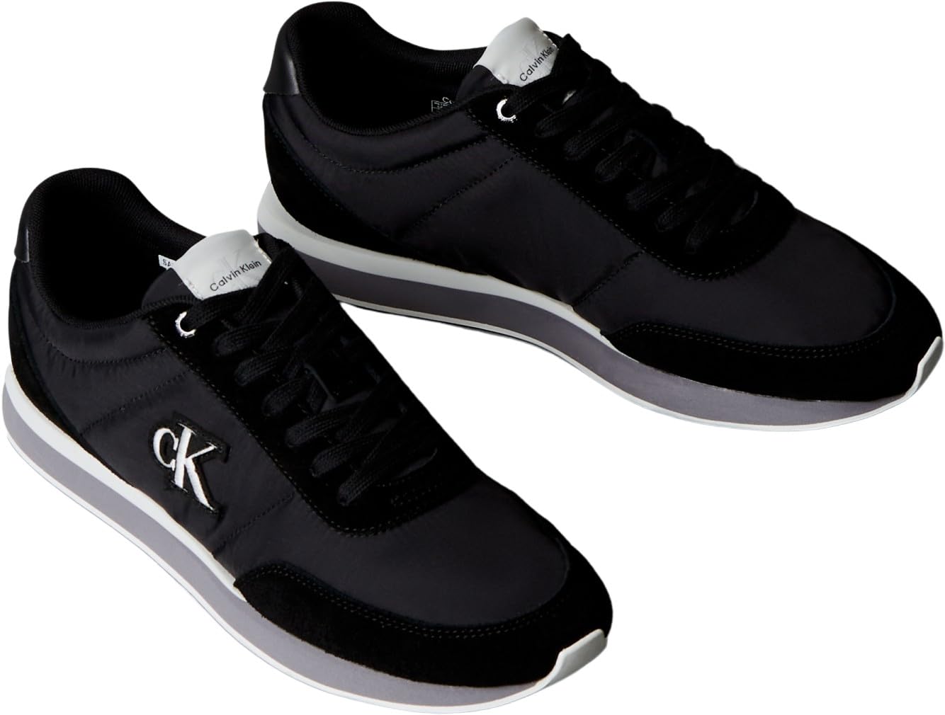Calvin Klein Runner Sneaker Hombre Retro Mix con Logotipo