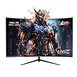 Monitor Curvo 23.6 Polegadas 100Hz Full HD LED – Tela 1500R, 1MS, 98% sRGB, HDMI/VGA, Adaptive Sync, Ajuste de Inclinação e Filtro de Luz Azul para Jogos e Home Office