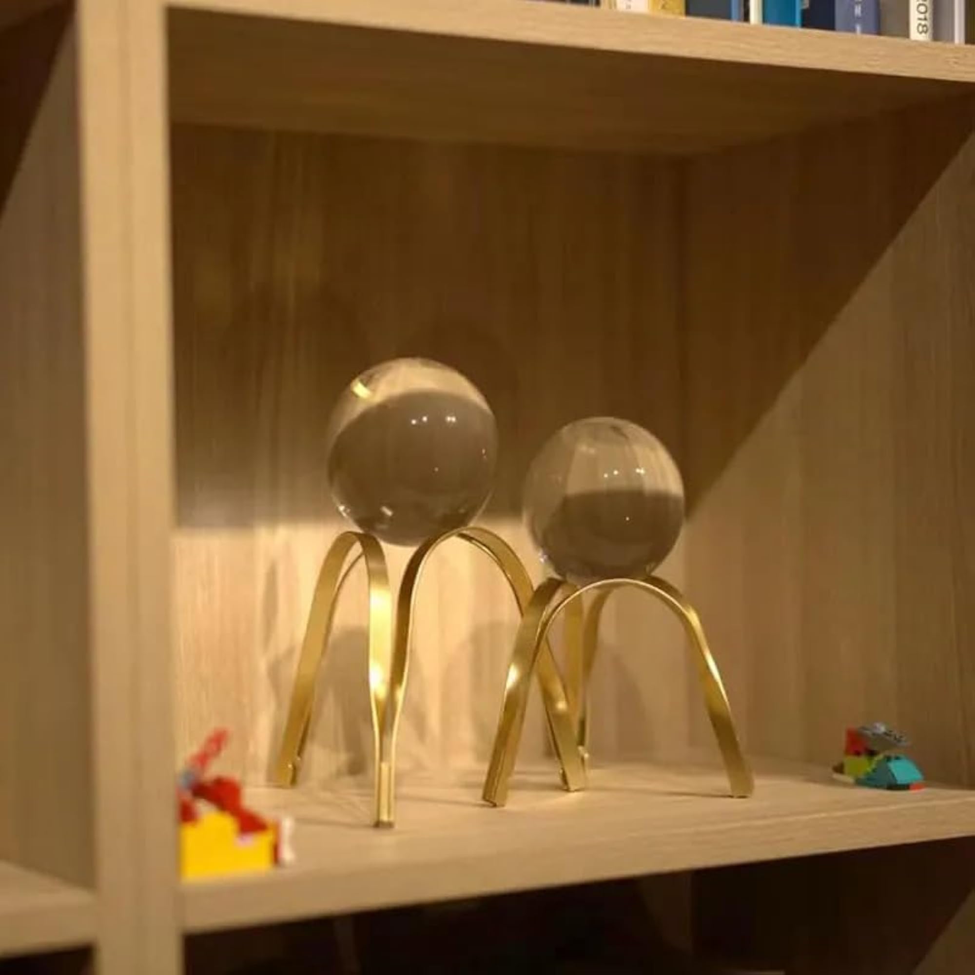 Crystal Ball with Gold Stand