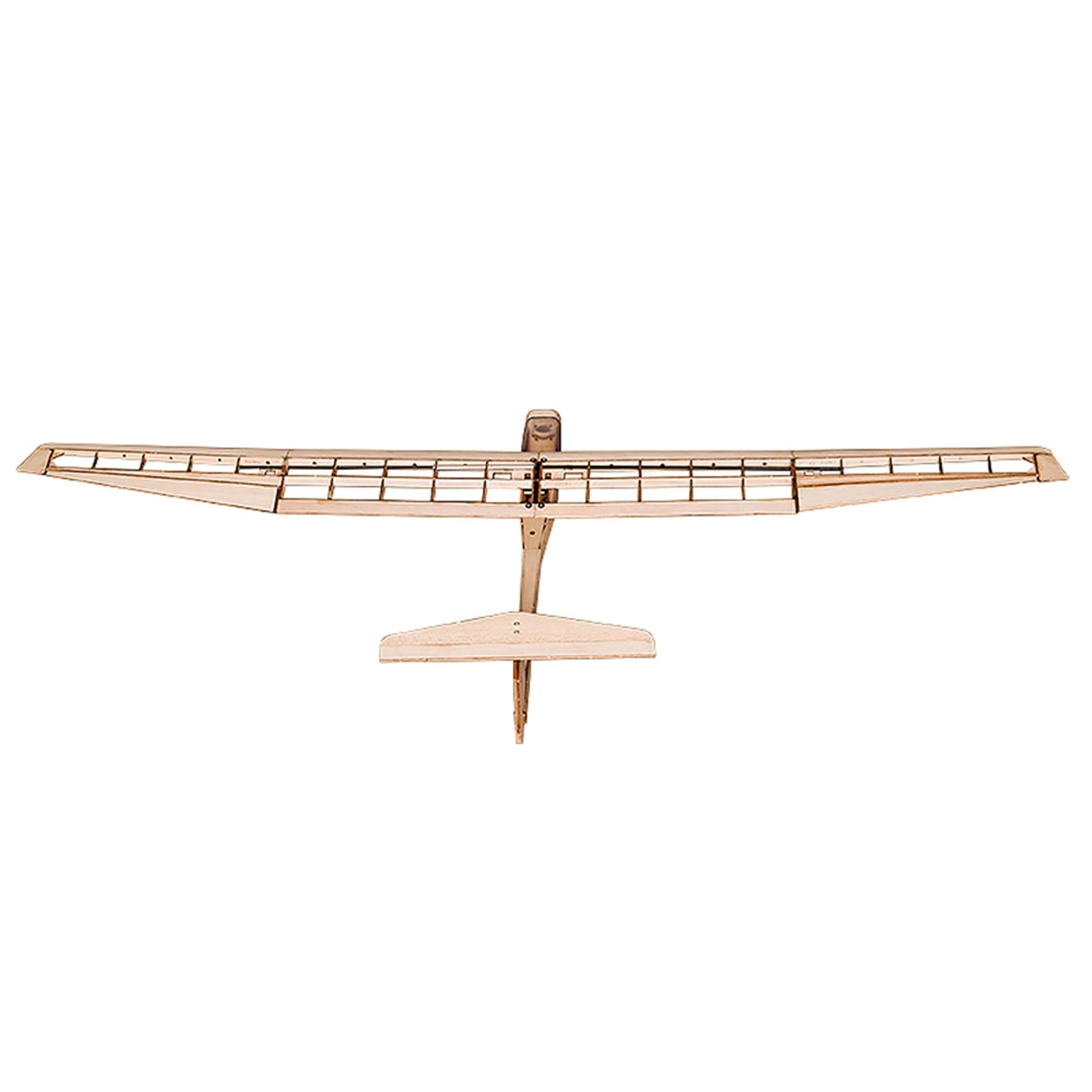 Domary Balsaholz-Flugzeug, RC-Flugzeug, Segelflugzeug, Starrflügel-Modellflugzeug, 1550 Mm Spannweite, Leicht zu Steuernde Holzstruktur, Kit mit Zubehörpaket für Neue Spieler