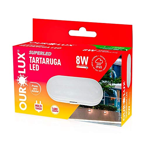 Luminaria Tartaruga Led 12W Biv 2700K Oval