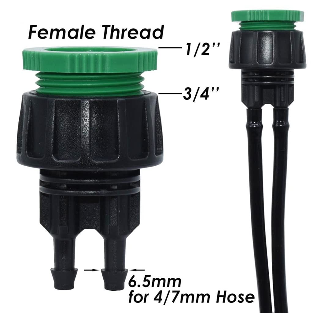 Sistema de riego automático, tubería de microgoteo de PVC de 4 mm x 7 mm, longitud de 5 a 100 m.(Spl1106545m)