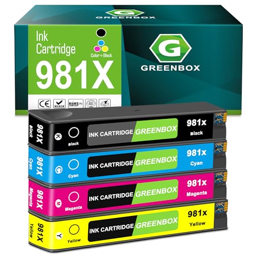 Cartouches d'encre 981X GREENBOX, la solution pour remplacer vos encres vides sur HP PageWide 586