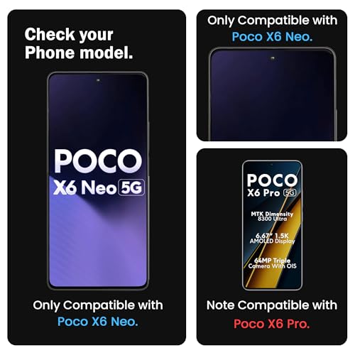 Image of ArmourPro Privacy Tempered Glass Screen Protector Compatible for Redmi Note 13 Pro Plus, Note 13 Pro and Poco X6 Neo (6.67 Inch) with Edge-to-Edge Protector Coverage and Easy Installation kit (Pack of 2)