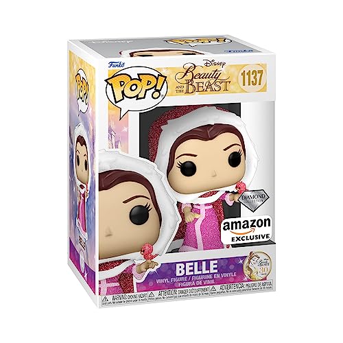 Funko Pop! Disney: Beauty And The Beast - Winter Belle, Diamond Glitter, Amazon Exclusive