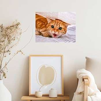 絵画 。壁掛け絵☆【猫ちゃんたちの幸せなクリスマスパーティー】05 送料無料｜【複製画】「子猫のサンタさん」 クリスマス パステル