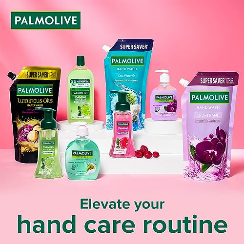 Image of Palmolive Hydrating Raspberry Foaming Handwash Liquid, 1L, Wash Away Germs, Refreshing Fragrance Hand Wash
