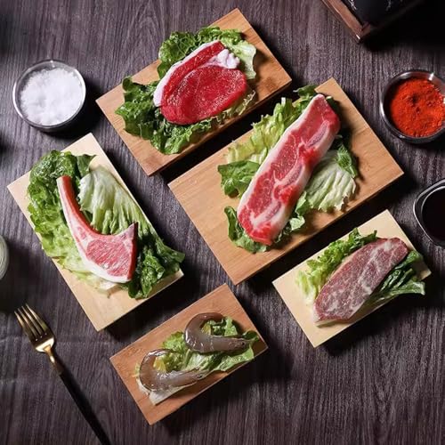 Plato de Bambú Grande para Servir Sushi y Sashimi miniatura 6