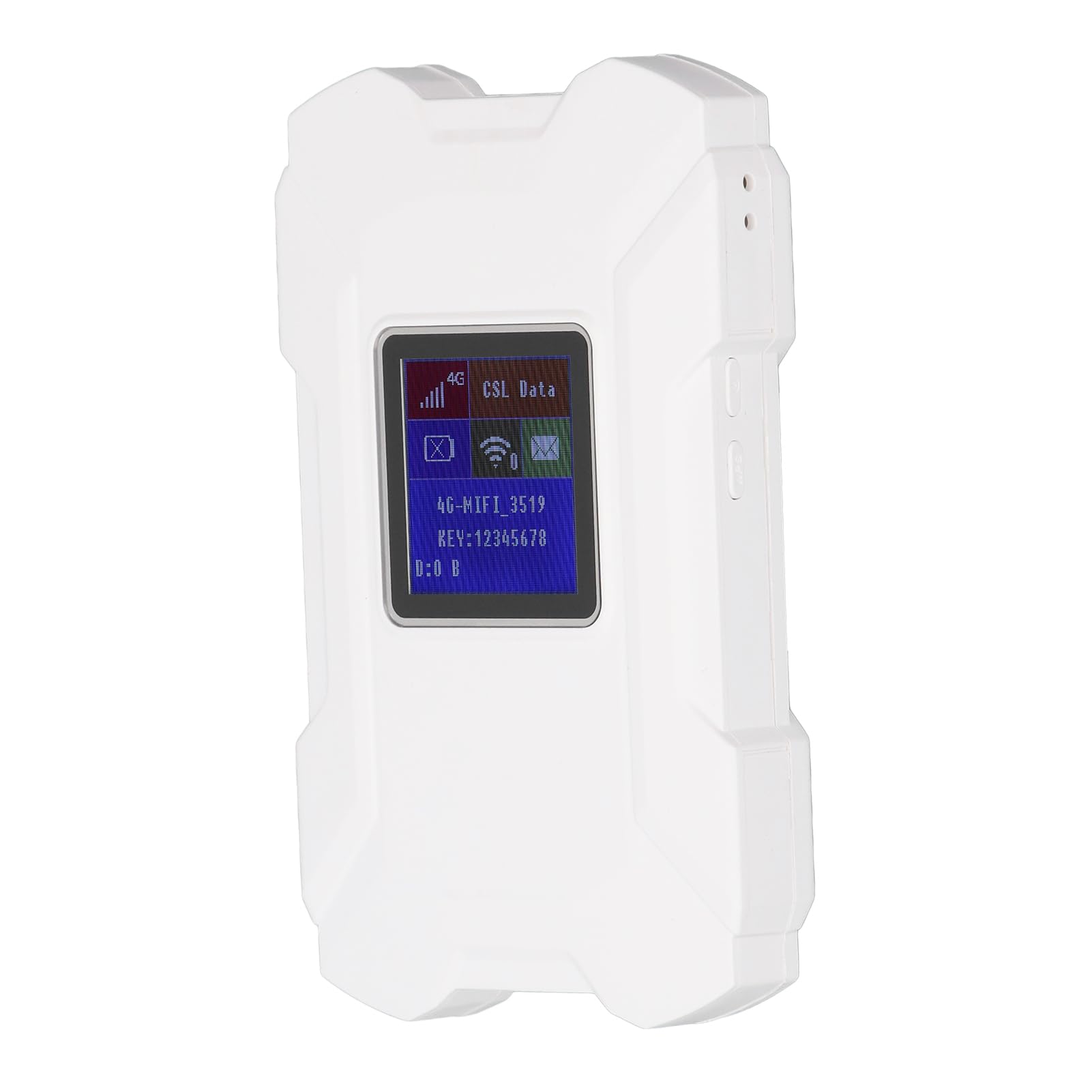 Punto de Acceso Móvil 4G para 32 Usuarios, Módem Enrutador con Ranura para Tarjeta SIM Pantalla de 1,44 Pulgadas Punto de Acceso WiFi Portátil Enrutador de Punto de Acceso (White)